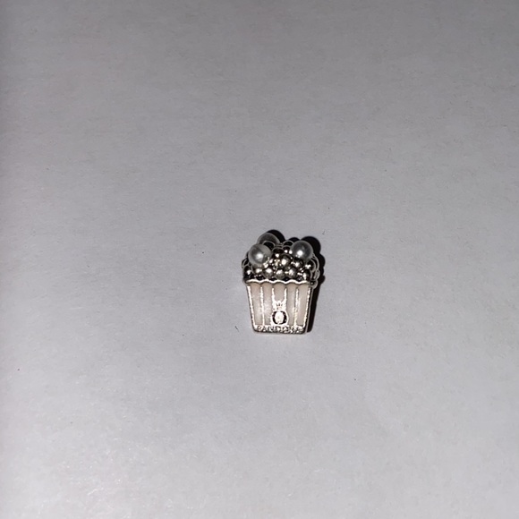 Authentic Pandora Popcorn Pale Pink Enamel Movies Charm - Picture 10 of 17